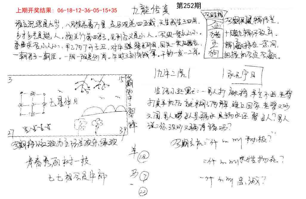252期手写九龙内幕[图]