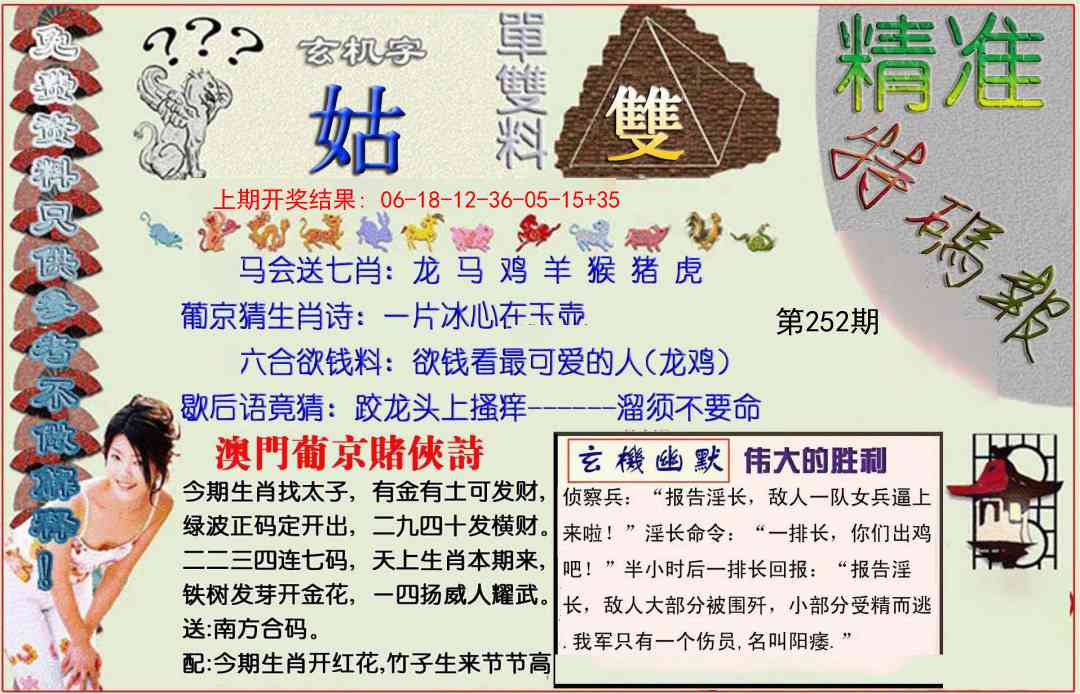 252期精准<特碼報>[图]