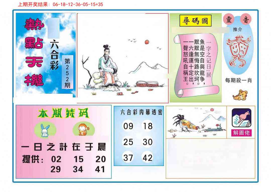 252期热点天机[图]