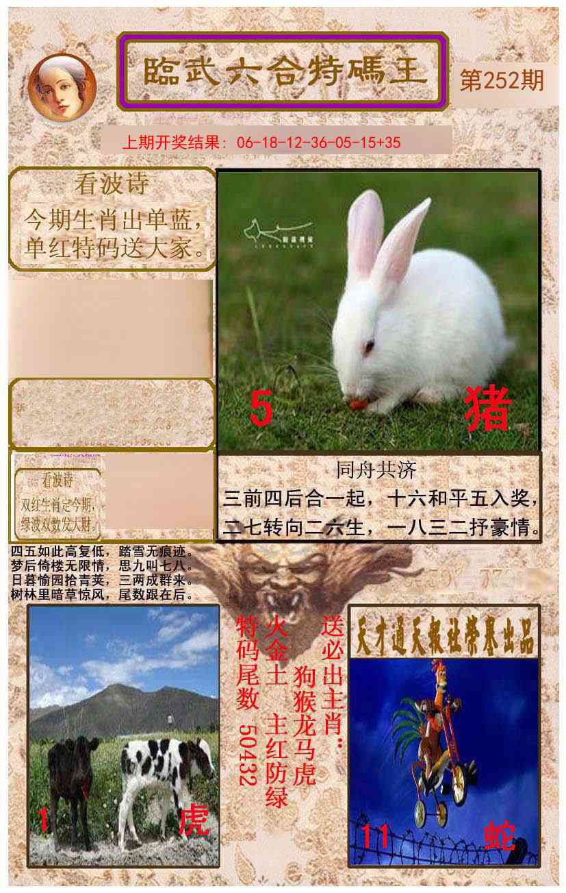 252期临武六合特码王[图]