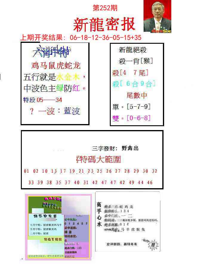 252期新龙密报[图]