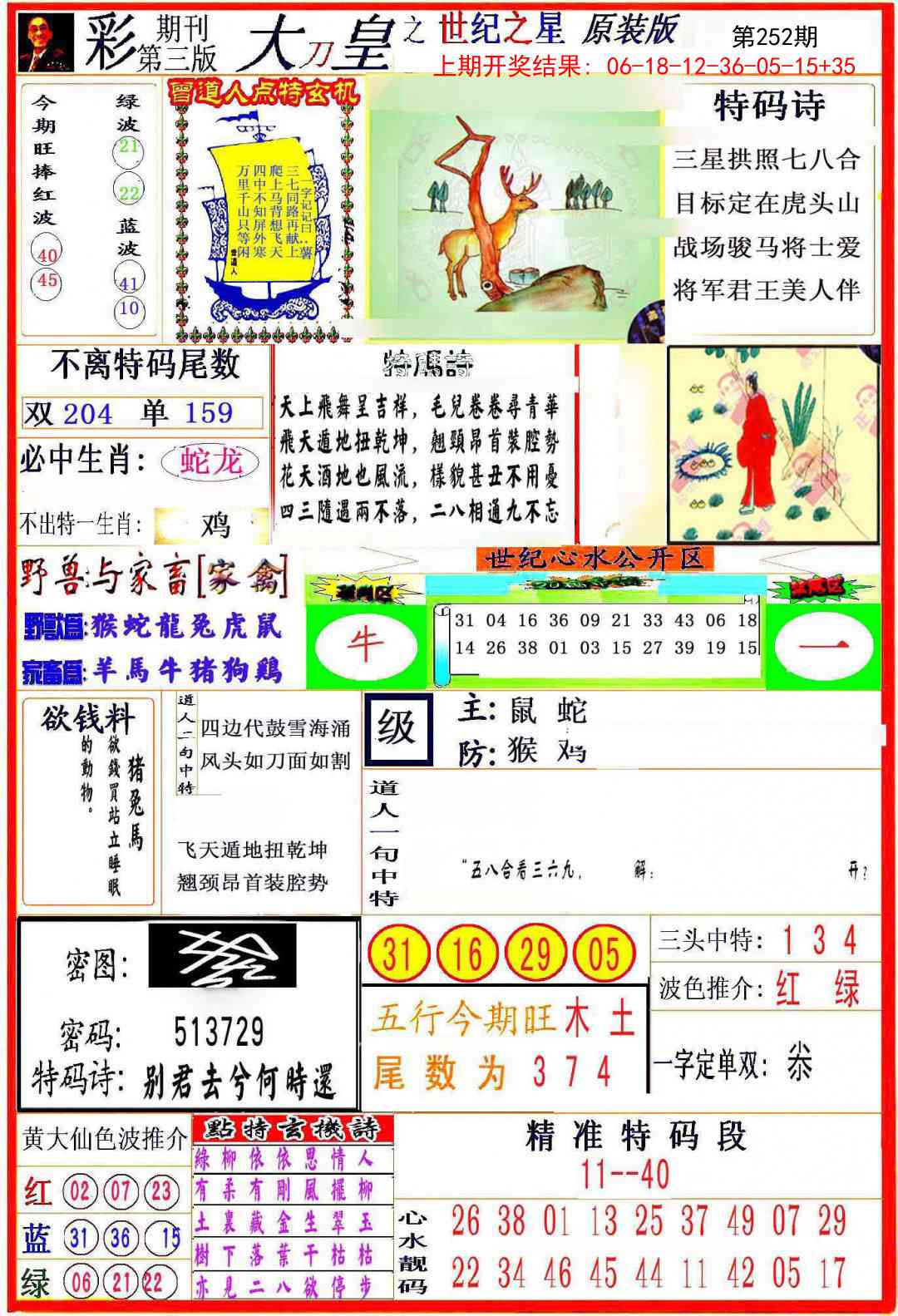 252期大刀皇之(世纪之星)[图]