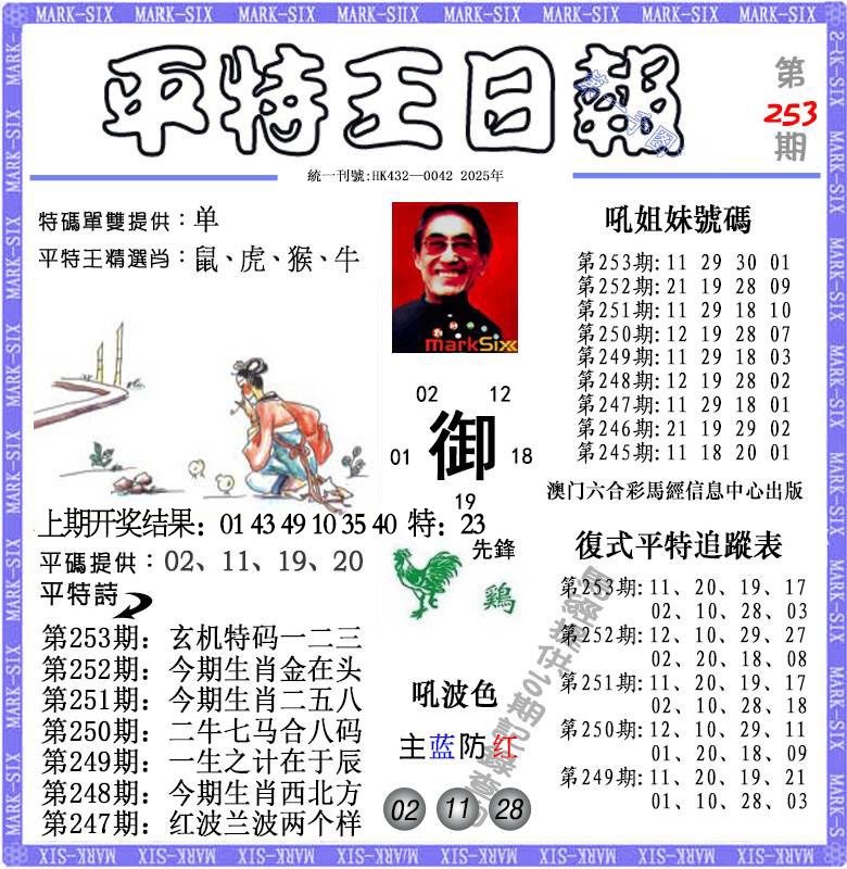 253期平特王日报[图]