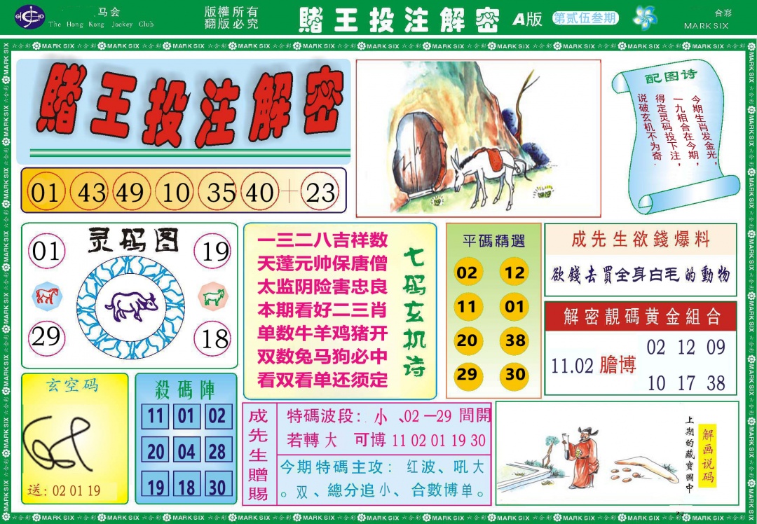 253期赌王投注解密[图]
