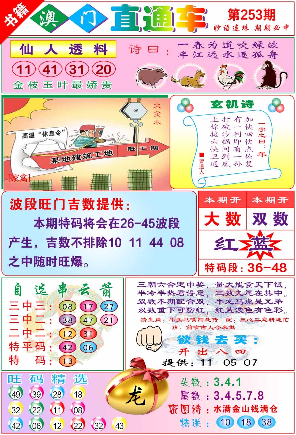 253期白姐直通车[图]