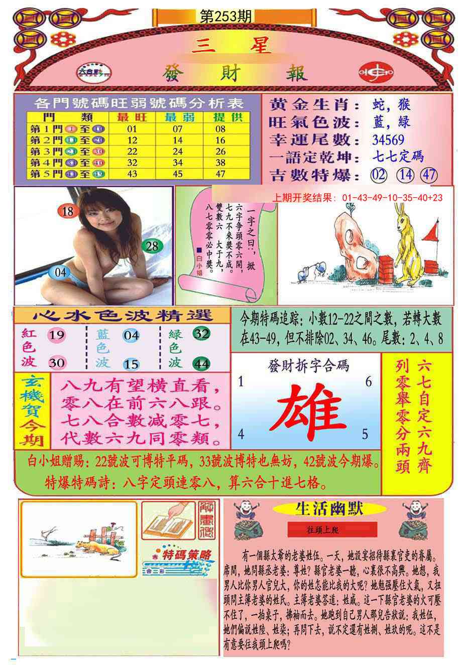 253期三星发财报(推荐)[图]