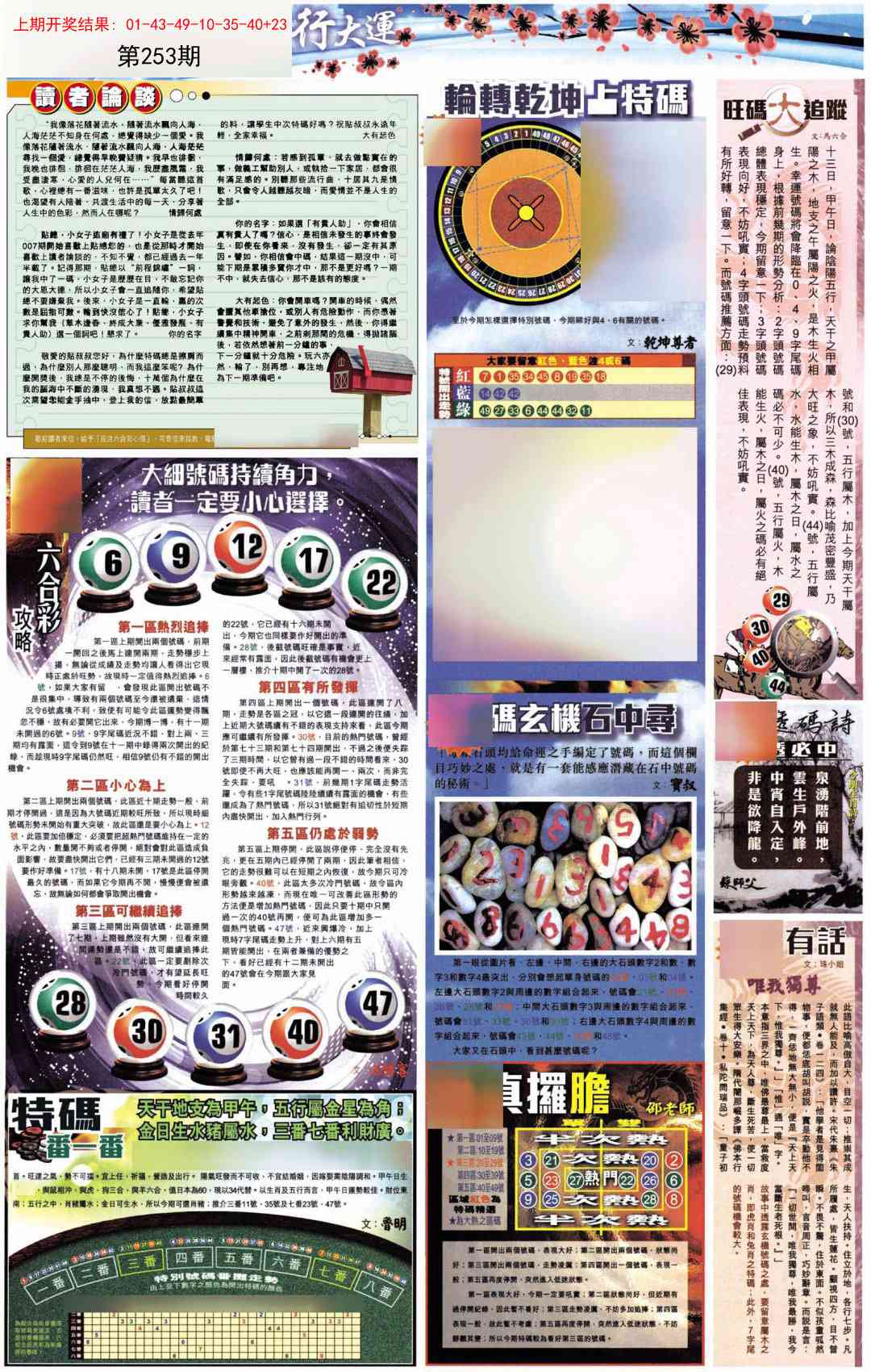 253期贴士皇B加大版[图]