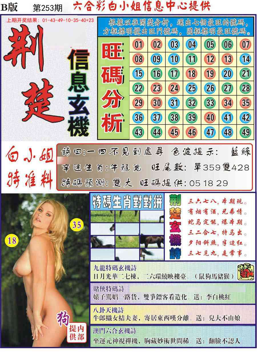 253期荆楚信息玄机B[图]