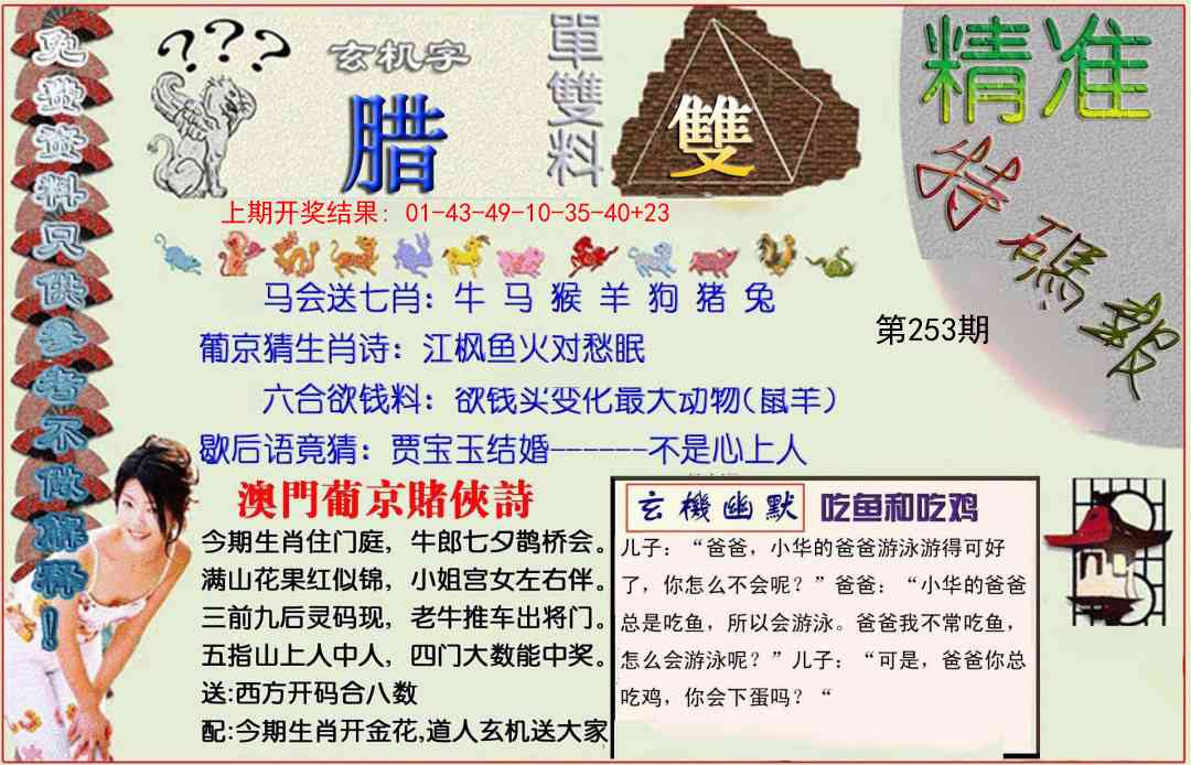 253期精准<特碼報>[图]