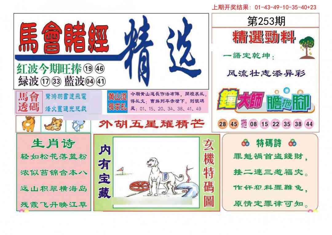 253期赌经精选[图]