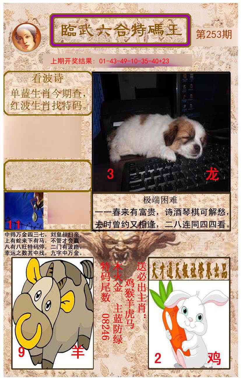 253期临武六合特码王[图]