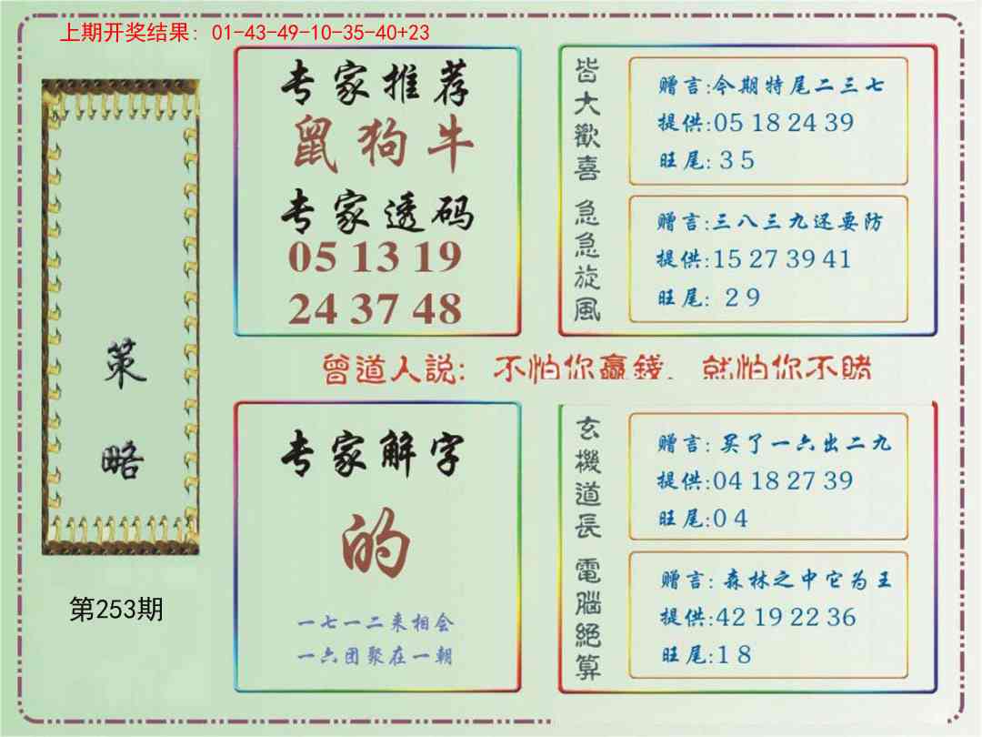 253期策略[图]