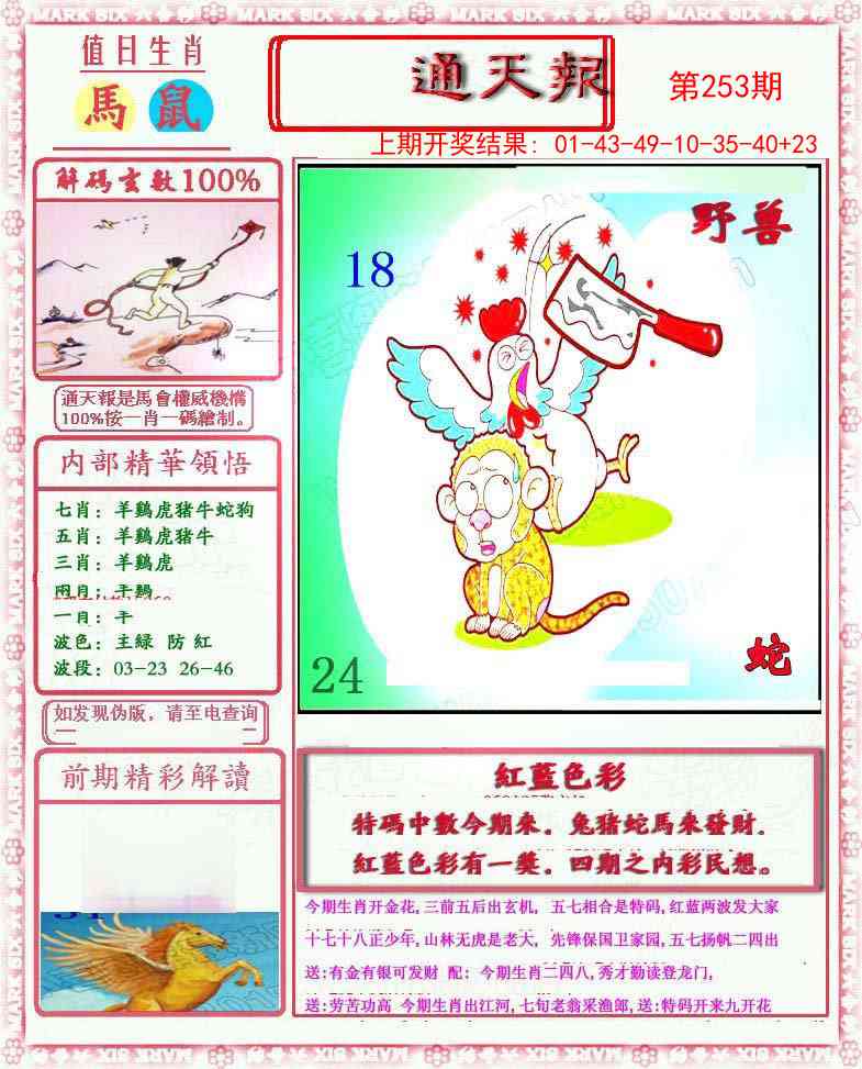 253期小喜通天报[图]