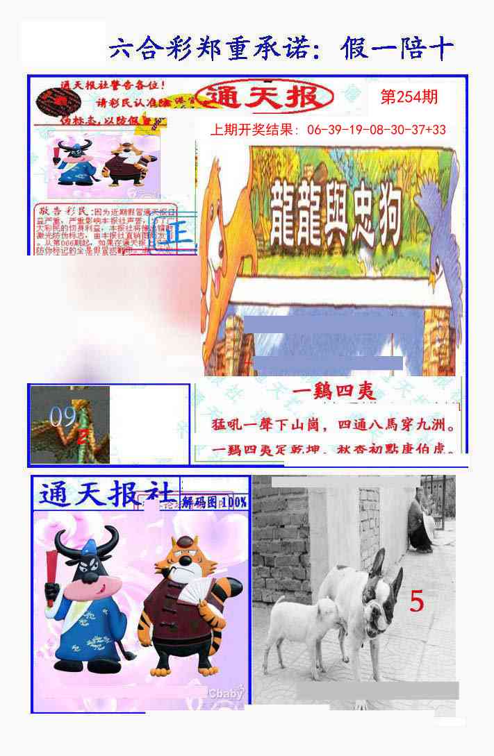 254期假一陪十通天报[图]