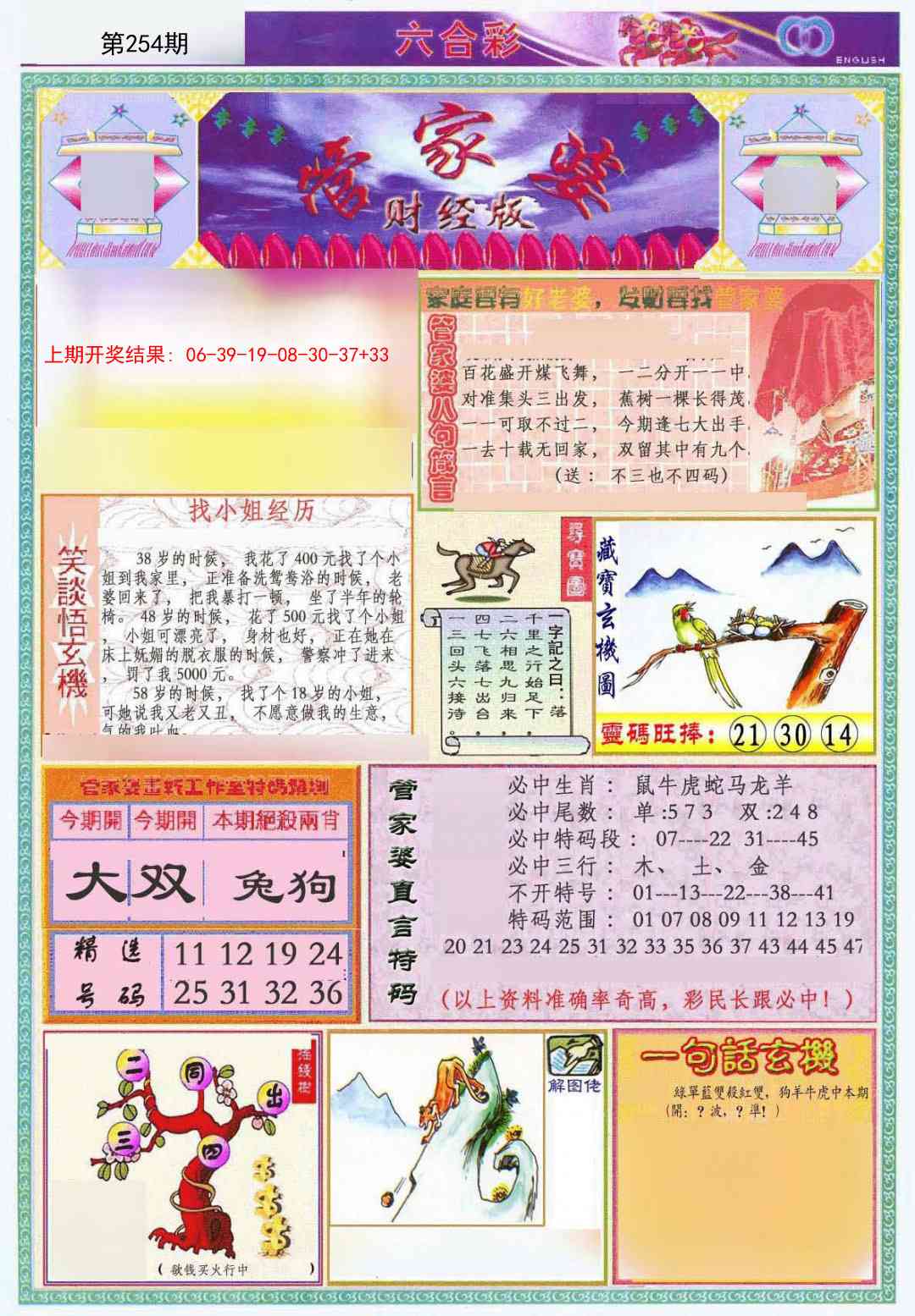 254期管家婆财经版[图]