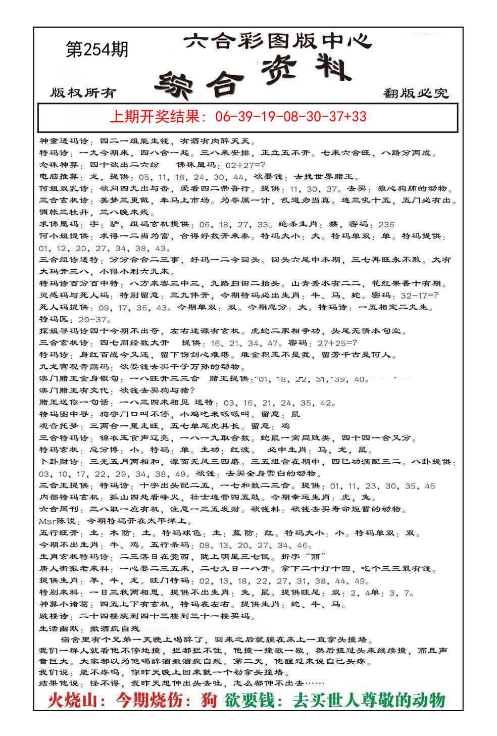 254期内部综合资料[图]