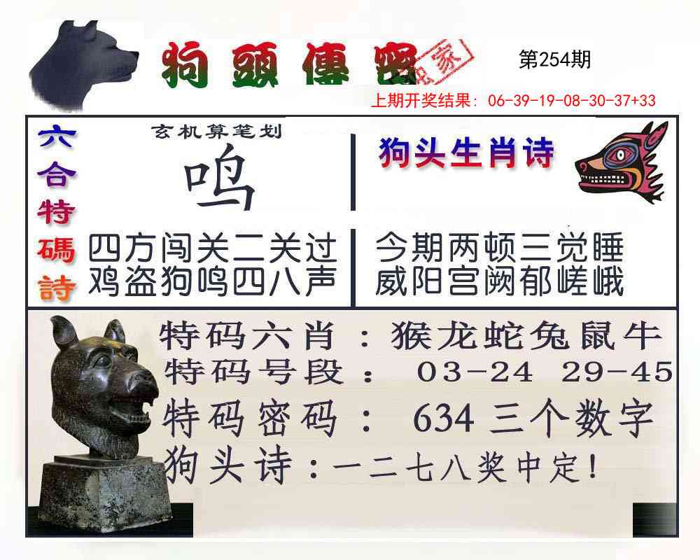 254期狗头传密[图]