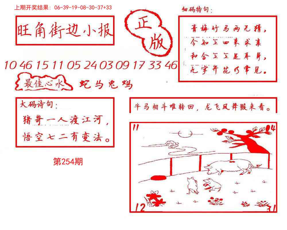 254期旺角街边小报[图]