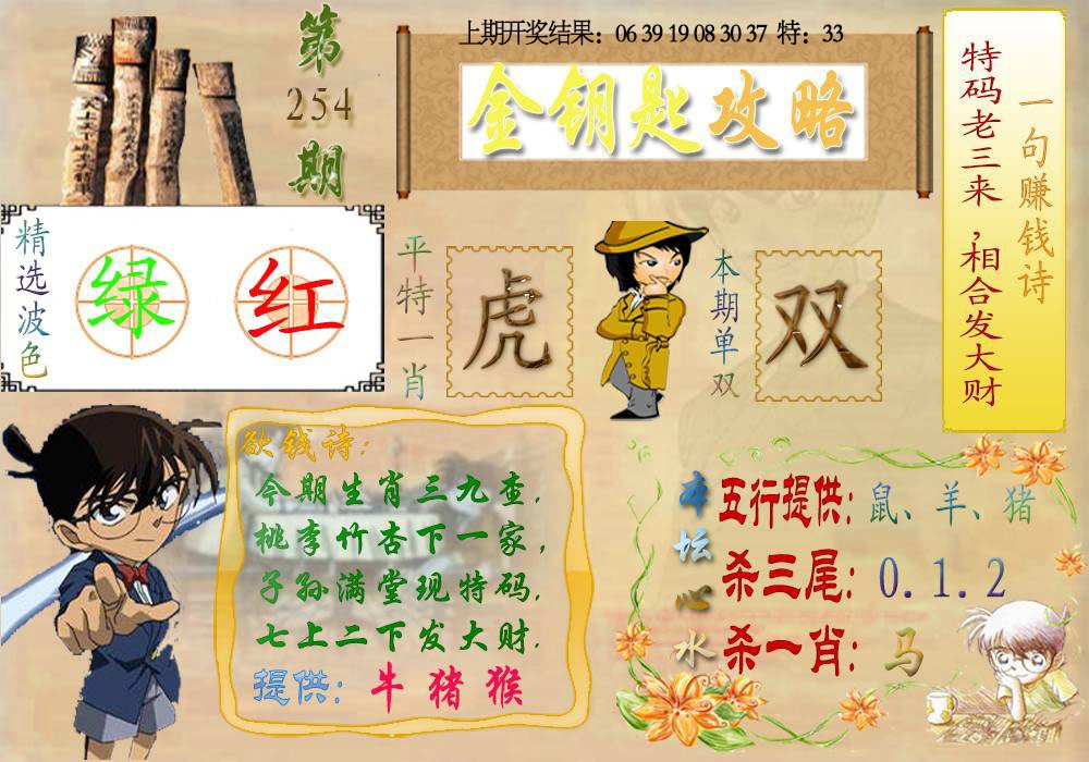254期《金钥匙攻略》[图]