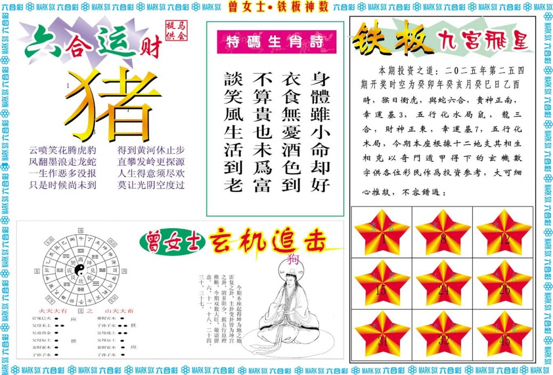 254期曾女士铁板神数B[图]