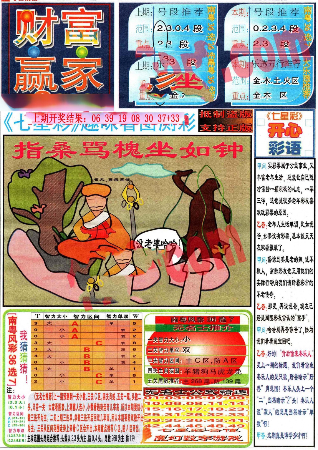 254期七星彩图(高清)[图]