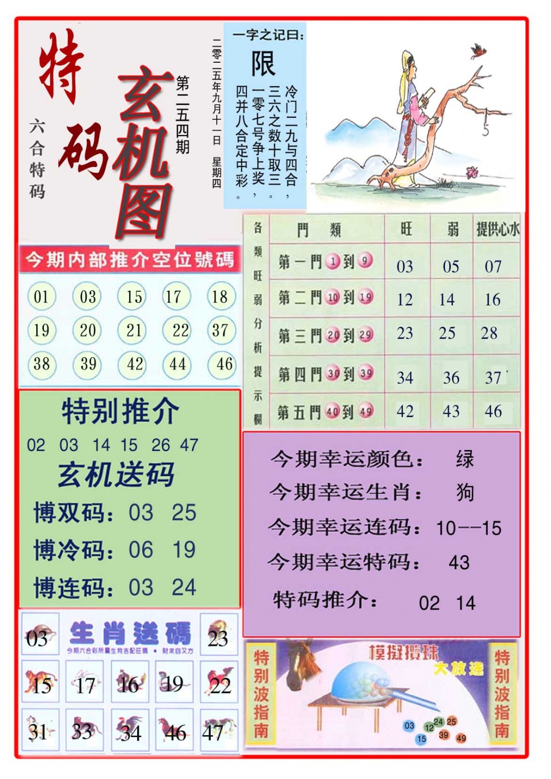 254期特码玄机图[图]