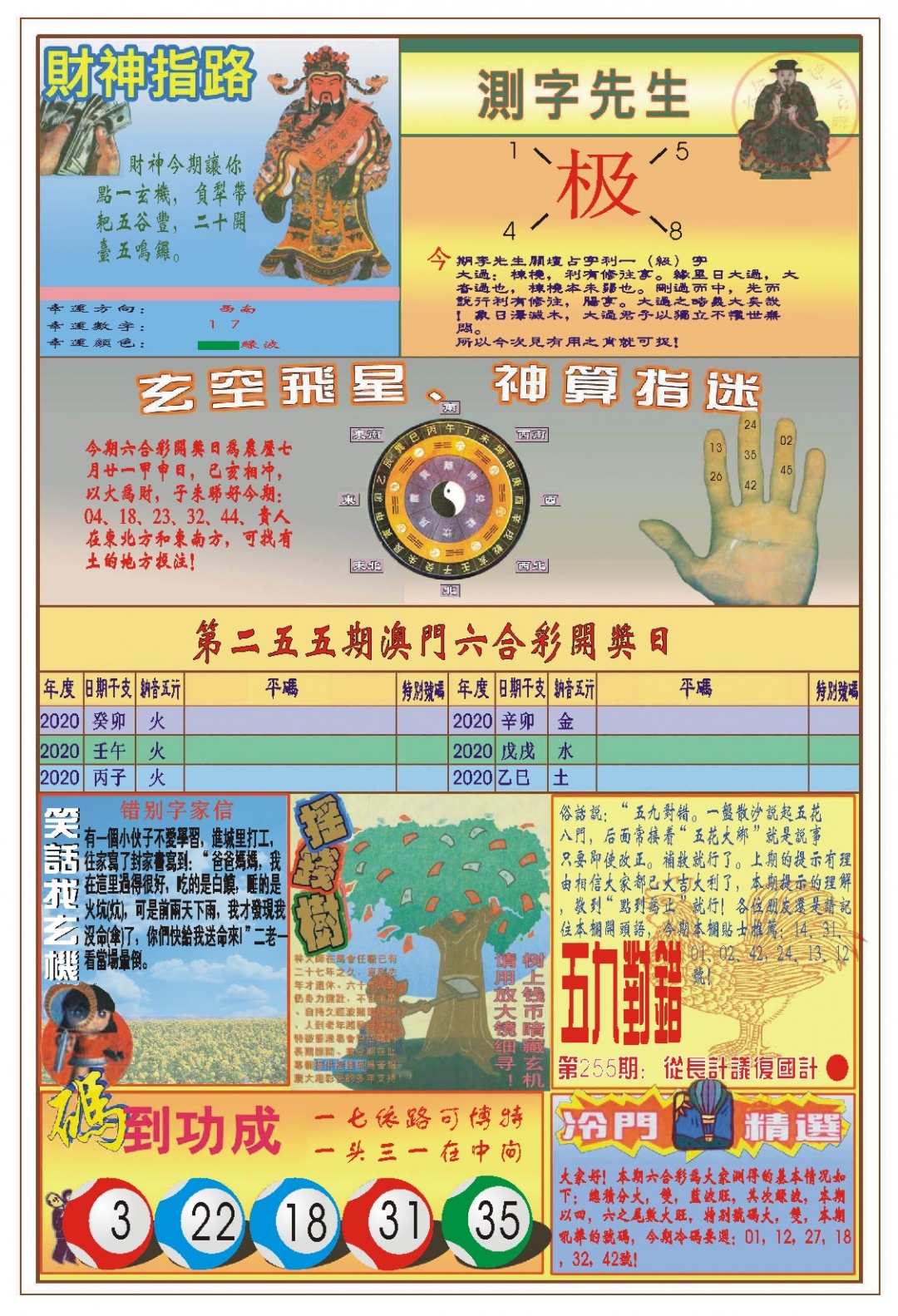 255期(新版)四柱预测B[图]