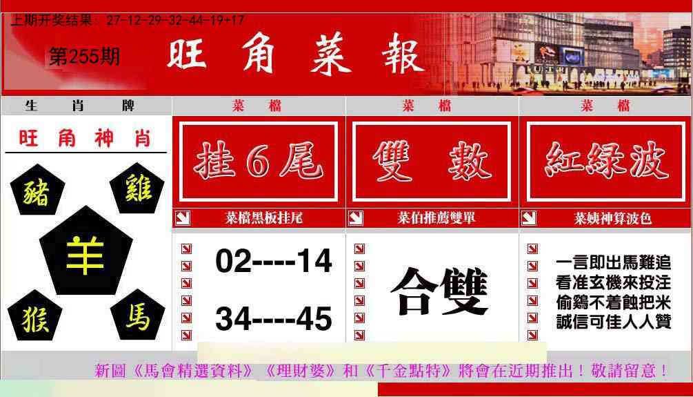 255期旺角菜报[图]