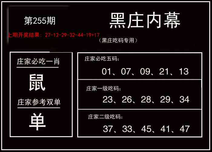 255期黑庄内幕[图]