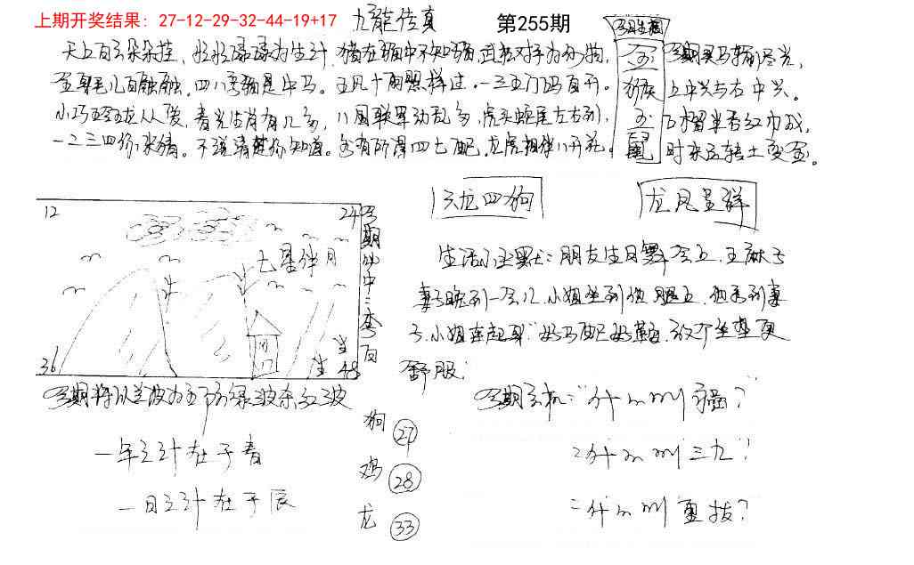 255期手写九龙内幕[图]