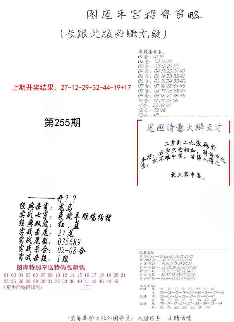255期手写投资策略[图]