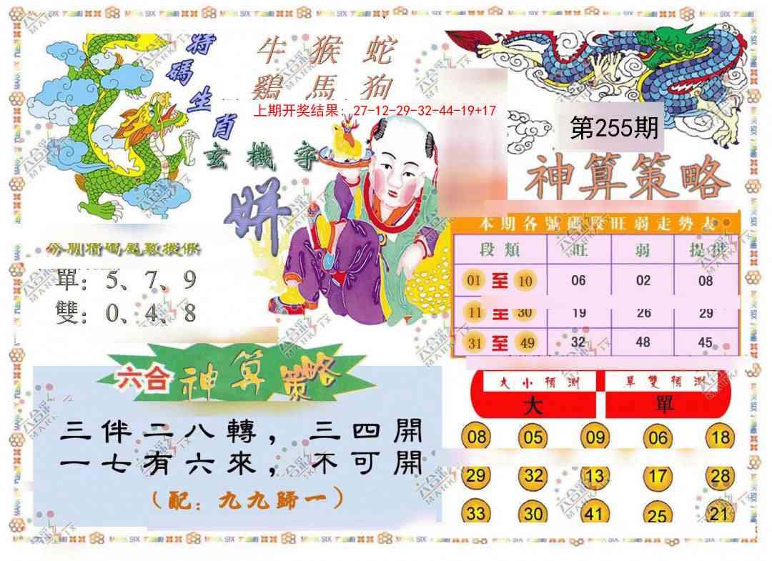 255期神算策略[图]