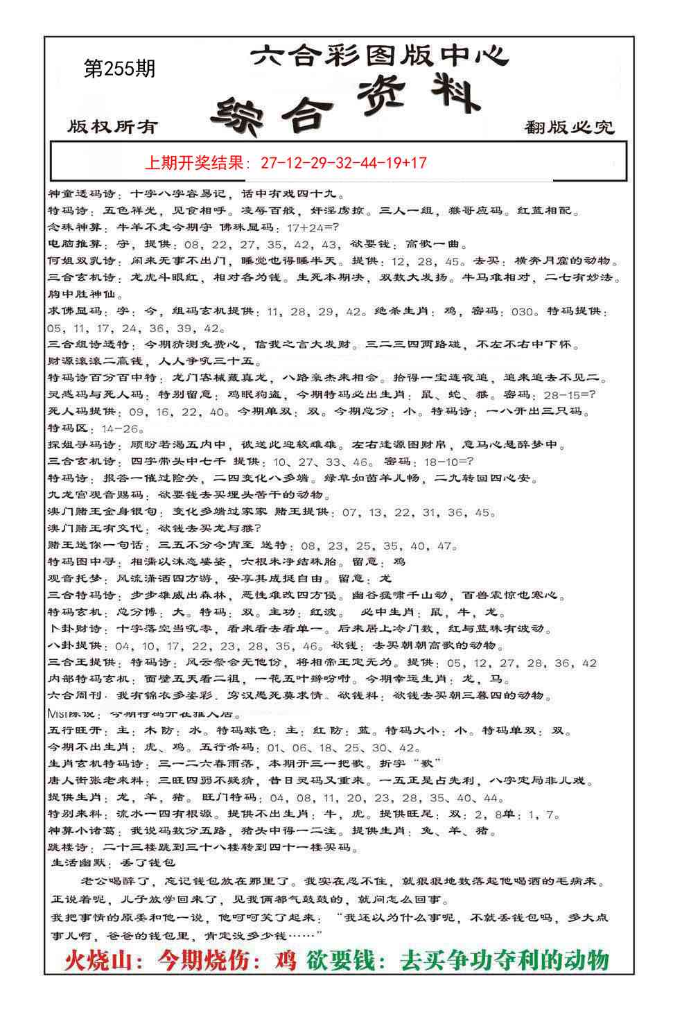 255期内部综合资料[图]