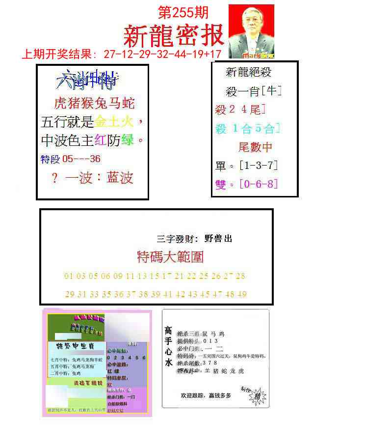 255期新龙密报[图]
