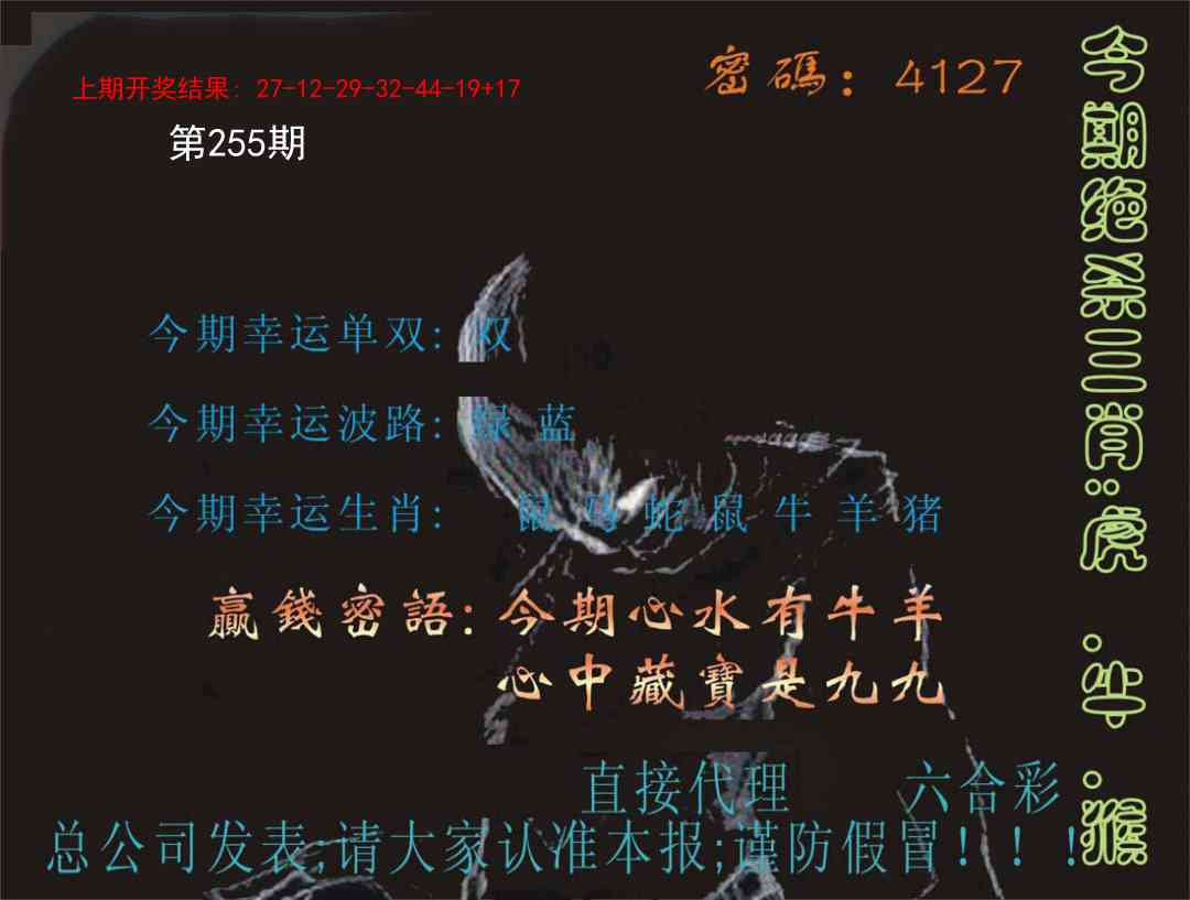 255期特码报[图]
