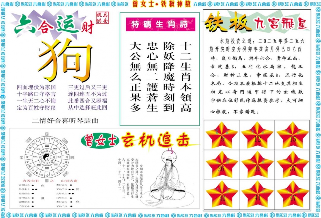 256期曾女士铁板神数B[图]