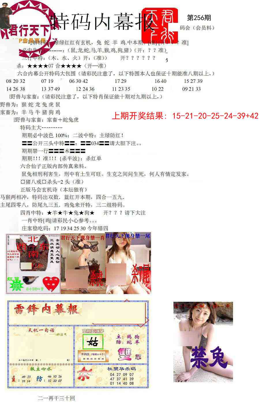 256期特码内幕报[图]