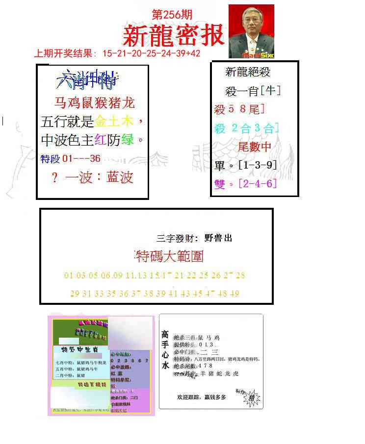 256期新龙密报[图]