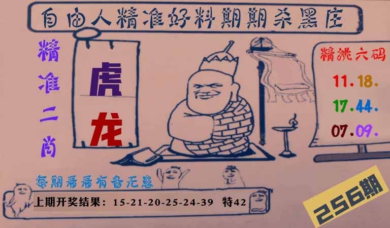 256期自由人二肖六码[图]