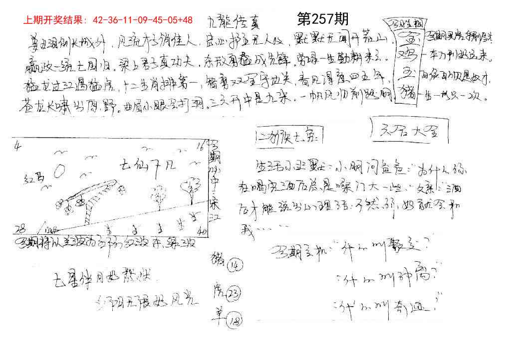 257期手写九龙内幕[图]