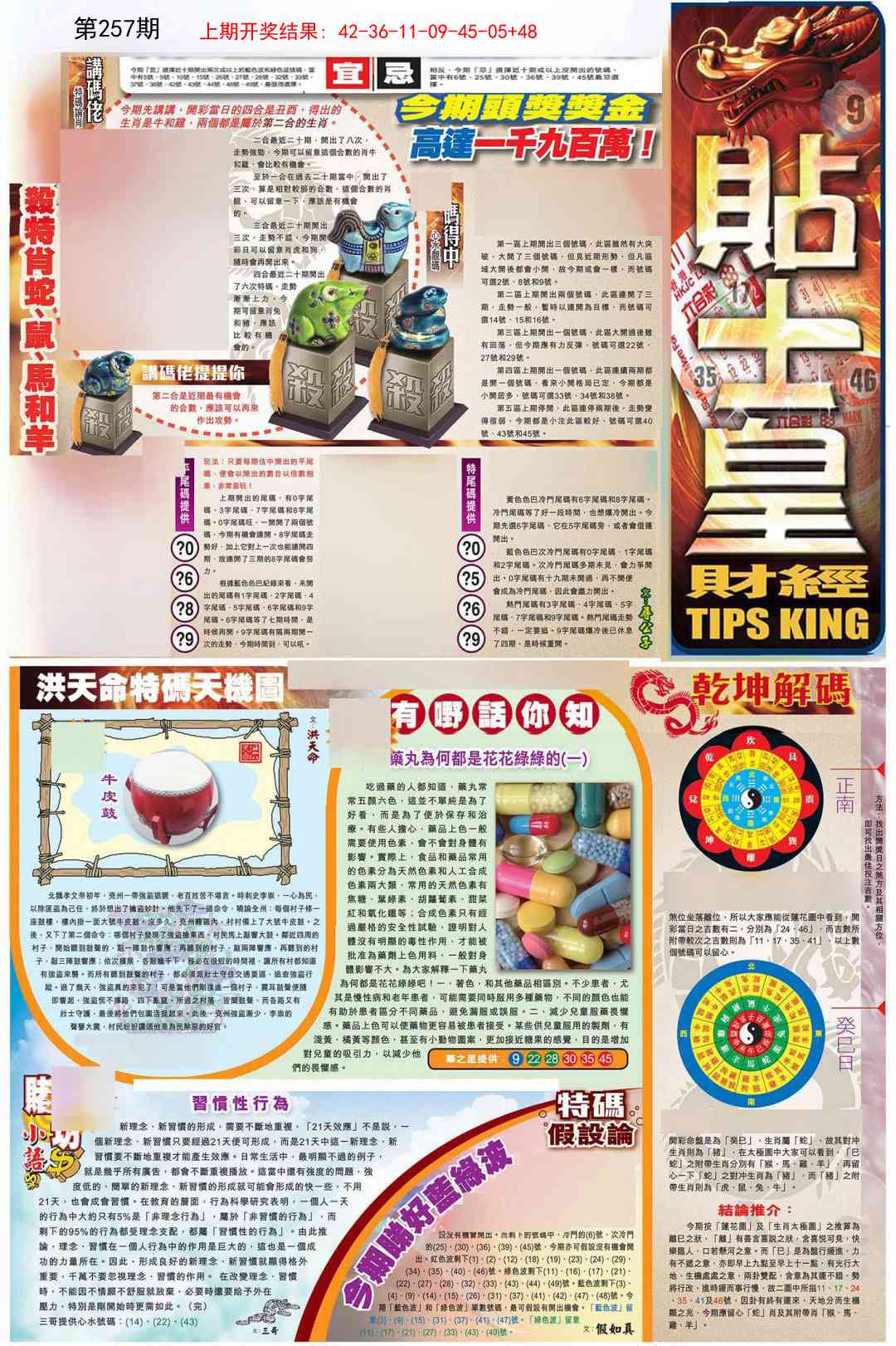 257期贴士皇A加大版[图]