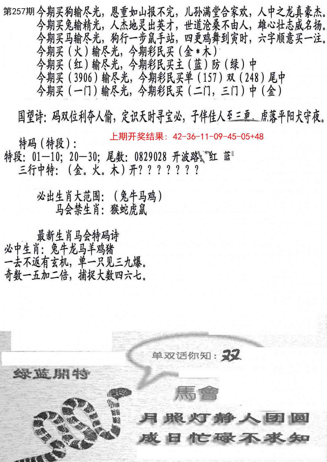 257期蛇报B[图]
