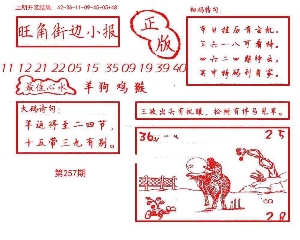 257期旺角街边小报[图]