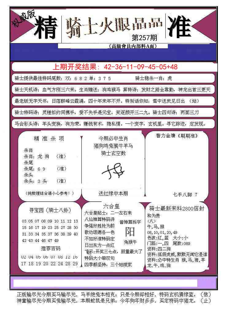 257期骑士火眼晶晶B[图]