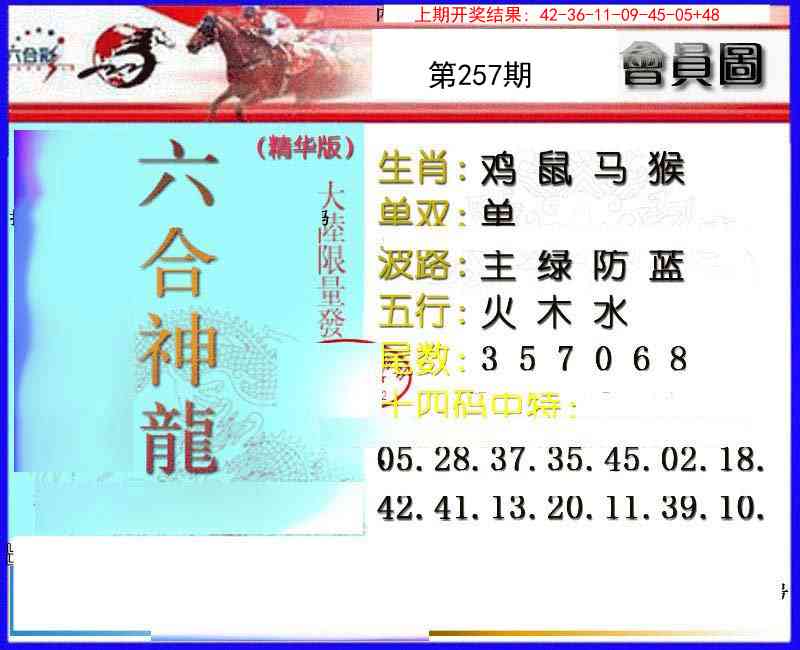 257期六合神龙[图]