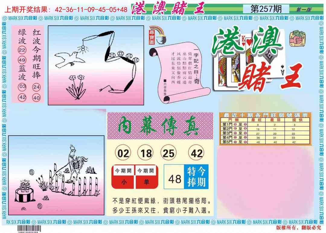 257期港澳赌王A[图]