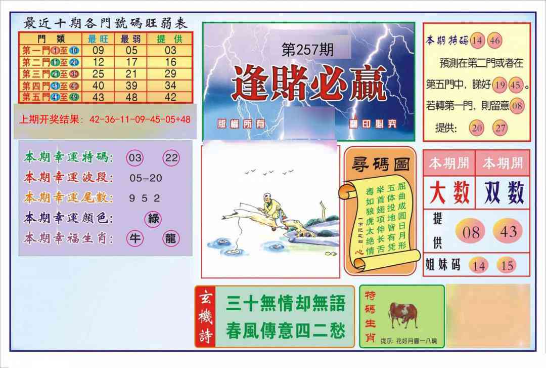 257期逢赌必羸[图]