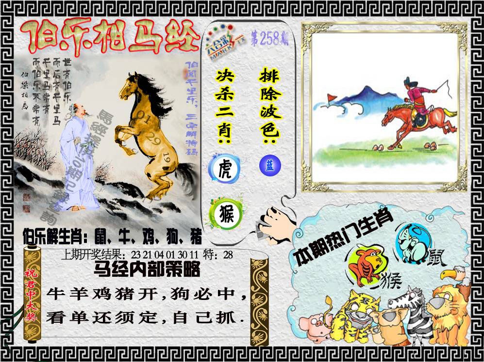 258期伯乐相马经[图]