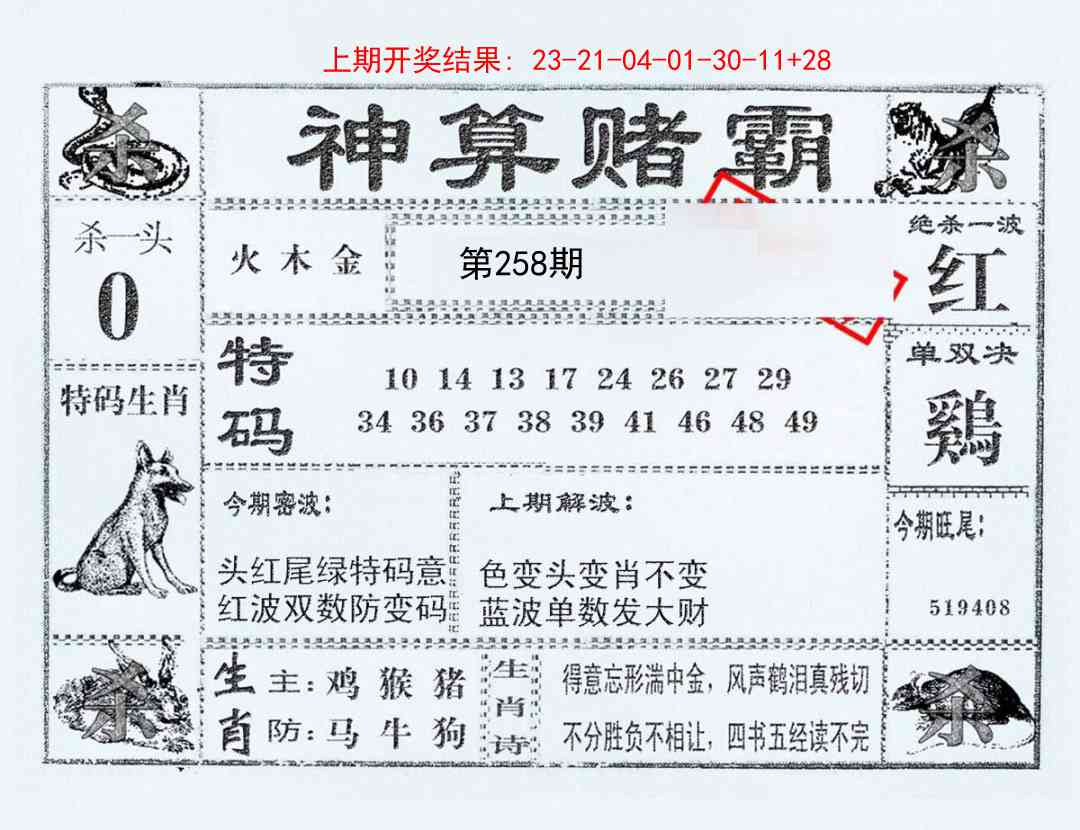 258期神算赌霸[图]