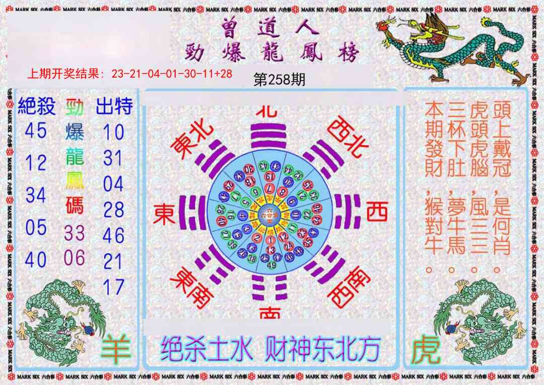 258期曾道人劲爆龙凤榜[图]